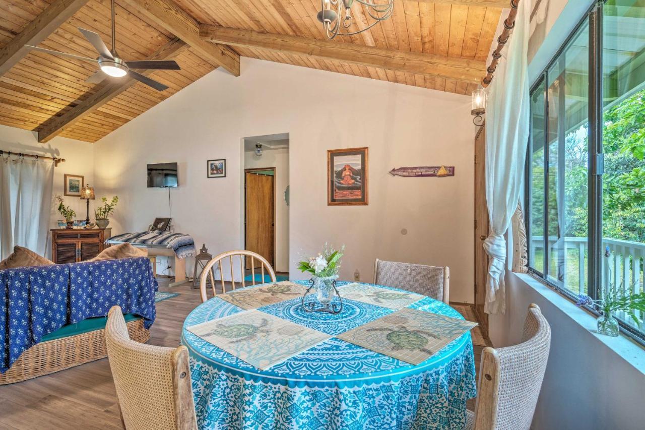 Peaceful Abode With Deck, 13 Mi To Black Sand Beach! Naalehu Exterior foto